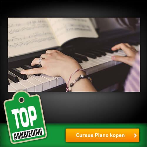 AD Webwinkel nu een online Pianocursus voor maar € 27,-