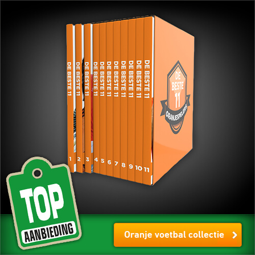 De beste 11 Oranjespelers boekenserie nu voor € 49,95