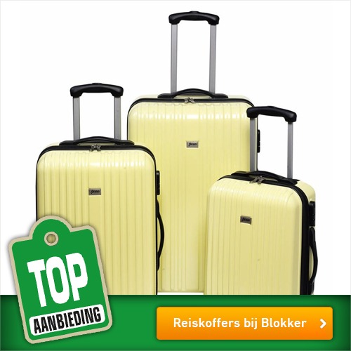 Koop een reiskoffer in de aanbieding bij Blokker