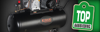 Koop nu de Kibani compressor 200 Liter voor € 549,99