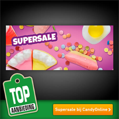 Supersale bij CandyOnline nu heel veel snoep met korting