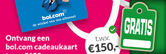 1 jaar Stroom & Gas van Essent met Bol.com cadeaubon t.w.v. € 150,-