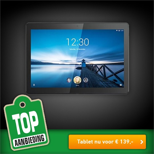 De Lenovo Tablet Tab M10 (HD) koop je voor € 139,- bij Expert