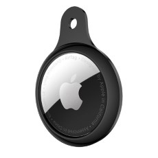 Apple AirTag Silicone Sleutelhanger Zwart
