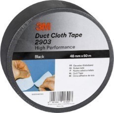 3M Duct Cloth Tape 2903 | High Performance zwart Duct tape