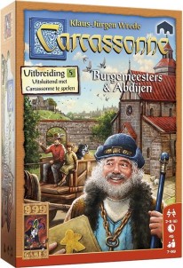 999 Games Carcassonne Burgemeesters en Abdijen Uitbreiding Bordspel