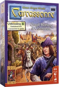 999 Games Carcassonne Graaf, Koning en Consorten Uitbreiding Bordspel
