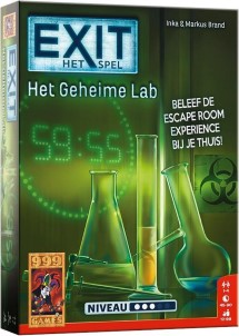 999 Games EXIT Het Geheime Lab Breinbreker