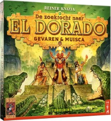 999 Games De Zoektocht naar El Dorado Gevaren en Muisca Uitbreiding 2 Bordspel