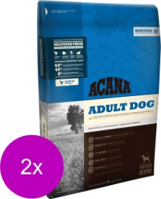 Acana Heritage Adult Dog Kip en Kalkoen | 2 x 2 KG
