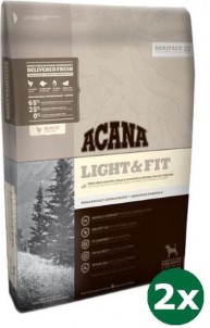 Acana Dog Light en Fit | 2 x 11,4 KG
