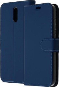 Accezz Wallet Softcase Bookcase voor de Nokia 2.3 Blauw