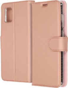 Accezz Wallet Softcase Bookcase voor de Samsung Galaxy A31 Rose Goud