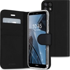 Accezz Wallet Softcase Bookcase voor de Samsung Galaxy A22 5G Zwart