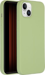 Accezz Liquid Silicone Backcover voor de iPhone 15 Plus Groen