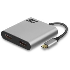 ACT USB C naar HDMI voor 2 monitoren MST