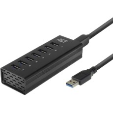 ACT USB Hub 7 Port met stroomadapter