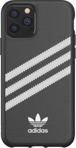 Adidas Apple iPhone 11 Pro Back Cover Leer Zwart|Wit