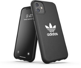 Adidas Apple iPhone 11 Back Cover Leer Zwart