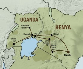 Masai Mara en Gorillas 18 dagen
