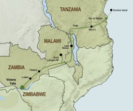 Kampeeravontuur van Victoria Falls tot Zanzibar 18 dagen
