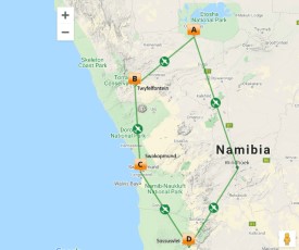 Namibie in vogelvlucht 12 dagen