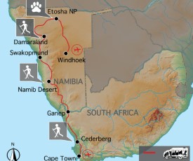 Het beste van de Kaap en Namibie 16 dagen