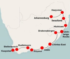 Zuid Afrika En Route 23 dagen
