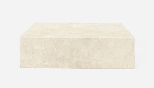 Salontafel Marmerblok Crema Marfil Beige 100 x 60 x 30 cm Mat