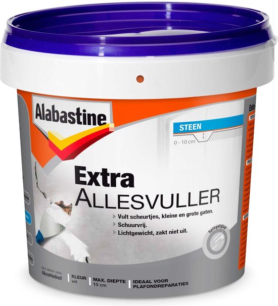 Alabastine Extra Allesvuller Steen 600 Gram pot