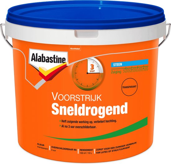 Alabastine Voorstrijk Sneldrogend 10 Liter