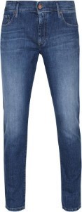 Alberto Slim Organic Denim Dark Blue Maat W 30 L 30 Slim fit