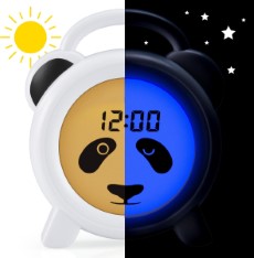 Alecto BC100PANDA Slaaptrainer voor kinderen Kinderwekker met Nachtlamp en Wekker Panda