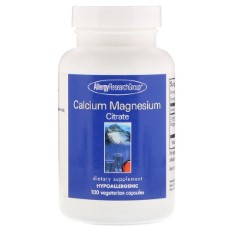 Allergy Research Group Calcium Magnesium Citrate 100 Vegetarian Capsules