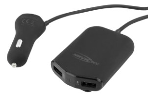 Ansmann In Car Charger 496 USB Autolader