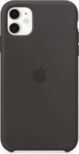 Apple iPhone 11 hoesje Zwart Siliconen