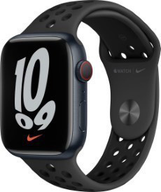 Apple Watch Nike Series 7 45 mm 4G GPS Zwart