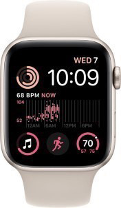 Apple Watch SE 2022 44 mm Sterrenlicht Aluminium