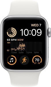 Apple Watch SE 2022 4G 44 mm Zilver Aluminium
