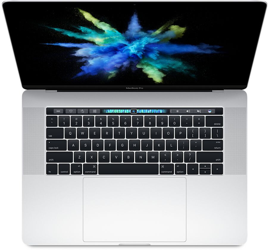 Apple Macbook Pro Mid 2017 15 inch i7 7820HQ 16GB RAM 512GB SSD 15 inch Touch Bar Thunderbolt x4 Silver A Grade