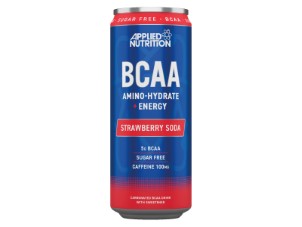 Applied Nutrition BCAA Caffeine Strawberry Soda 24 x 330 ml