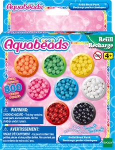 Aquabeads navulling parelpakket 800 parels 8 kleuren