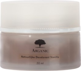 Arganic Natuurlijke Deodorant Vanille met Arganolie 50 gram