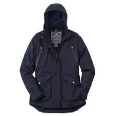 Ariat Dames Winterparka WMS Sterling INS H2O, donkerblauw, Maat XS