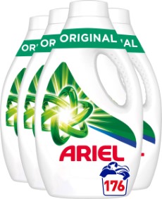 Ariel Vloeibaar Wasmiddel Original Voordeelverpakking 4 x 44 Wasbeurten