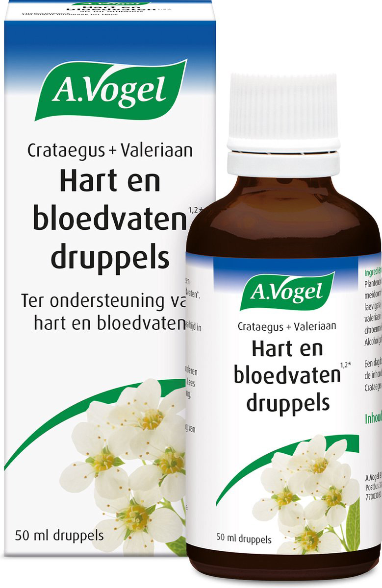 A.Vogel Cratargus Plus Valeriaan Hart en Bloedvaten druppels 50 ml