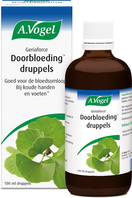 A.Vogel Geriaforce Doorbloeding Druppels 100 ml