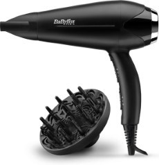 BaByliss Turbo Smooth 2200W Fohn D572DE 15mm grote diffuser Coolshot