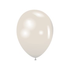 Latex ballonnen metallic 24 cm 100st. Parelmoer