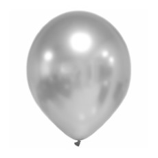 Latex ballon Titanium 32 cm 100.st Zilver
